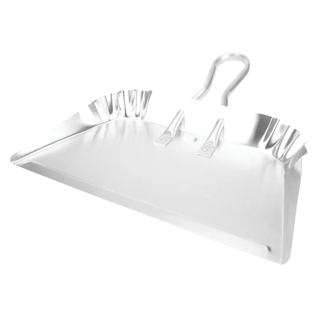 W30 – PERFORM TOOL Dustpan, 16-1/2 Inch Width x 9 Inch Depth x 2 Inch Height Silver Aluminum Without Whiskbroom